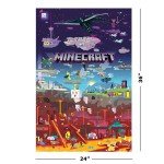 Minecraft - Gaming Poster / Print (Pictograph - Pictos & Sounds) (24" X 36")