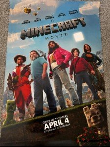 Minecraft Movie 27x40 Premium Poster (Cast Featured)