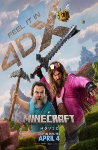 Minecraft Movie Poster Minecraft The Movie 11 x 17 Inch Poster 2025 (MC2)