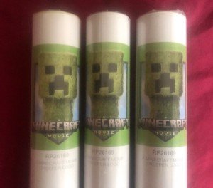 Minecraft Movie Lot Of (3) Opening Night Creeper Logo Posters