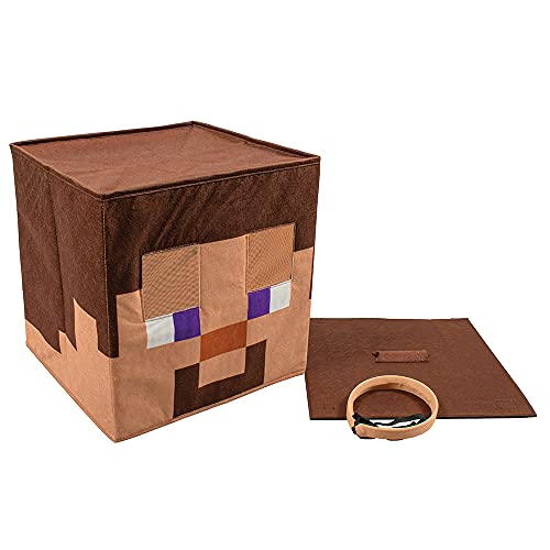 Minecraft Steve Block Headpiece for Kids Costume