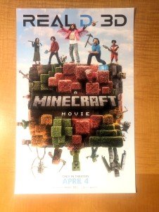 Two Original 2025 Film Promo Posters A Minecraft Movie Kids Room Wall Decor $12