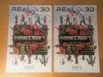 Two Original 2025 Film Promo Posters A Minecraft Movie Kids Room Wall Decor $12