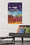 Trends International Minecraft - World Beyond Wall Poster, 22.375" x 34", Unframed Version