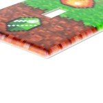 Mine Light Switch Cover Gaming Room - Gamer Craft Printed Wall Plate Room Decor WP-20