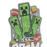 Minecraft Boom Creepers Metal Sign - Fun Minecraft Wall Art for Game Room, Man Cave or Bedroom