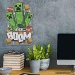 Minecraft Boom Creepers Metal Sign - Fun Minecraft Wall Art for Game Room, Man Cave or Bedroom