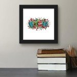 Trends International Gallery Pops Minecraft - Funtage Boom TNT Wall Art Wall Poster, 12" x 12", Black Frame Version