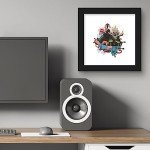 Trends International Gallery Pops Minecraft - Funtage Player Steve Wall Art Wall Poster, 12" x 12", Black Frame Version