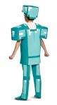 Blue Armor Deluxe Minecraft Costume, Medium