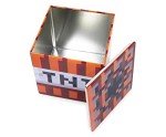Minecraft TNT Tin Storage Box Organizer - 4 Inch