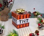 Minecraft TNT Tin Storage Box Organizer - 4 Inch