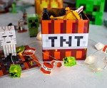 Minecraft TNT Tin Storage Box Organizer - 4 Inch