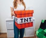 Minecraft TNT Block 13-Inch Storage Bin Chest