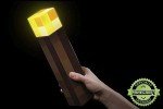 Minecraft Brownstone Torch Lamp with USB Charging