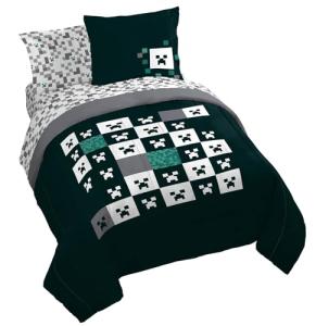 Creeper Queen 7-Piece Minecraft Comforter Set
