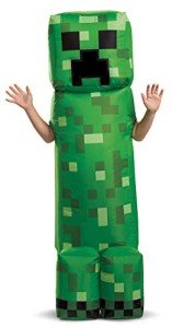 Inflatable Creeper Costume - Minecraft Fun!