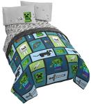 Minecraft Chibi Twin Bed Set with Comforter & Sheets