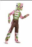 Minecraft Zombie Pigman Kids Costume - Small 4-6