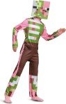 Kids Minecraft Zombie Pigman Costume, Size Small