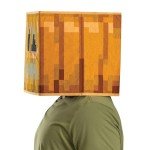 Glow-in-the-Dark Minecraft Jack O'Lantern Mask