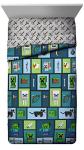 Minecraft Chibi Twin Bed Set with Comforter & Sheets