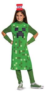 Creeper Costume for Girls - Minecraft Style