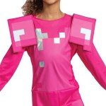 Kids Pink Armor Minecraft Costume - Size Medium