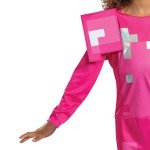Kids Pink Armor Minecraft Costume - Size Medium