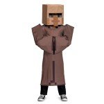 Minecraft Villager Costume for Kids (Ages 4-6)