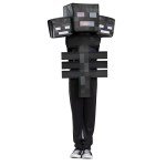 Kids Minecraft Deluxe Wither Costume Size 4-6