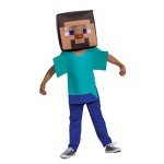 Minecraft Steve Costume Jumpsuit for Kids Size Small