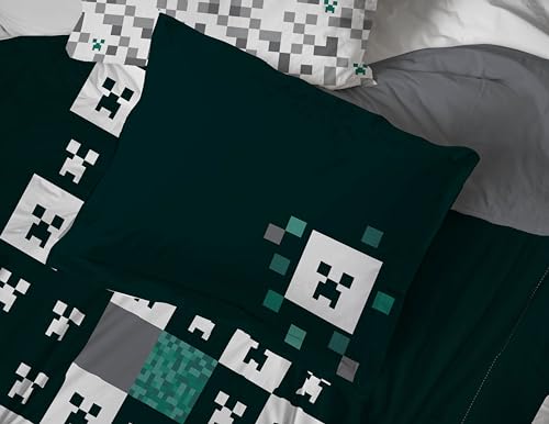 Creeper Queen 7-Piece Minecraft Comforter Set