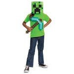 Minecraft Pickaxe and Mask Costume Set for Kids