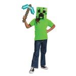 Minecraft Pickaxe and Mask Costume Set for Kids