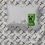 Minecraft Chibi Twin Bed Set with Comforter & Sheets