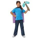 Minecraft Pickaxe and Cape Costume Set for Kids