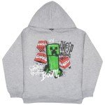 Minecraft Creeper Hoodie and Shorts Set for Kids
