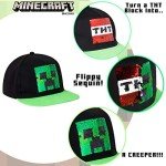 Minecraft Creeper & TNT Baseball Cap for Kids