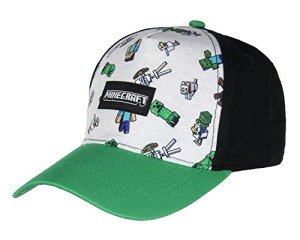 Minecraft Snapback Hat with Floating Mobs Design