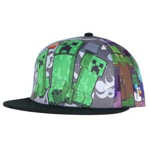 Minecraft Creeper Snapback Hat - Adjustable & Colorful