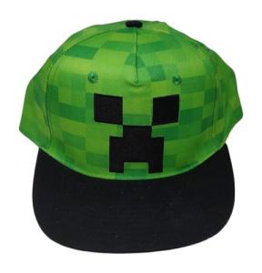 Minecraft Creeper Snapback Cap for Boys