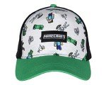 Minecraft Snapback Hat with Floating Mobs Design