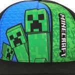 Multicolored Minecraft Creepers Youth Trucker Hat