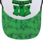 Minecraft Creepers Logo Adjustable Colorblock Youth Hat