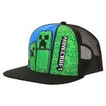 Multicolored Minecraft Creepers Youth Trucker Hat
