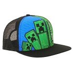 Multicolored Minecraft Creepers Youth Trucker Hat