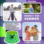 Minecraft Boys Green Bucket Hat for Summer Fun