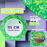Minecraft Boys Green Bucket Hat for Summer Fun