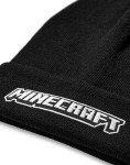 Minecraft Black Knitted Beanie Hat for Kids